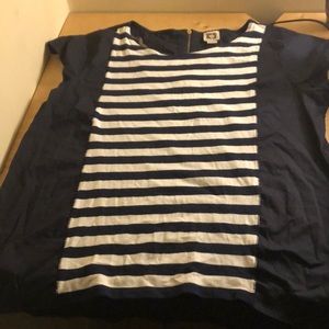 Women’s striped short-sleeve shirt